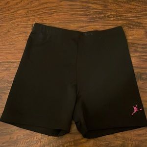 Extra-small spandex dance shorts